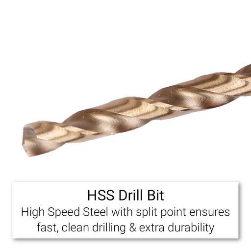 Daytona DSED58 9mm Screw Extractor and 8mm HSS Drill Set – image 3