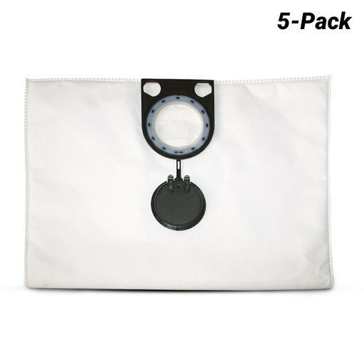 Metabo 631665000 5-Pack Fleece Filter Bags Suits ASA 1202 / ASA 32L
