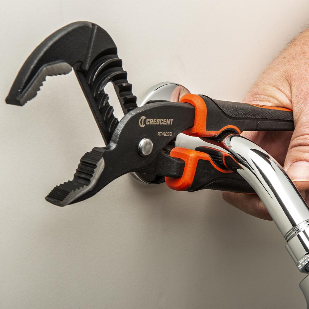 Crescent RT400SGSET2-05 2pce 10" & 12" Grip Zone V-Jaw Tongue & Groove Plier Set – image 2