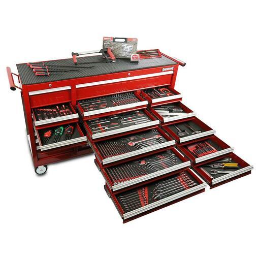 Sidchrome SCMT11105 393pce Metric & AF 20 Drawer Tool Kit Triple Bank – image 2