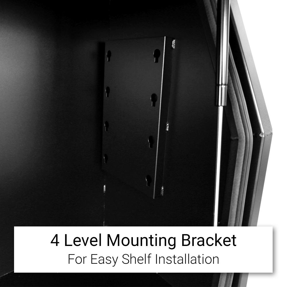 Sydney Tools STPIS1400 2.5mm 1480 x 820 x 530mm Full Lid Black Flat