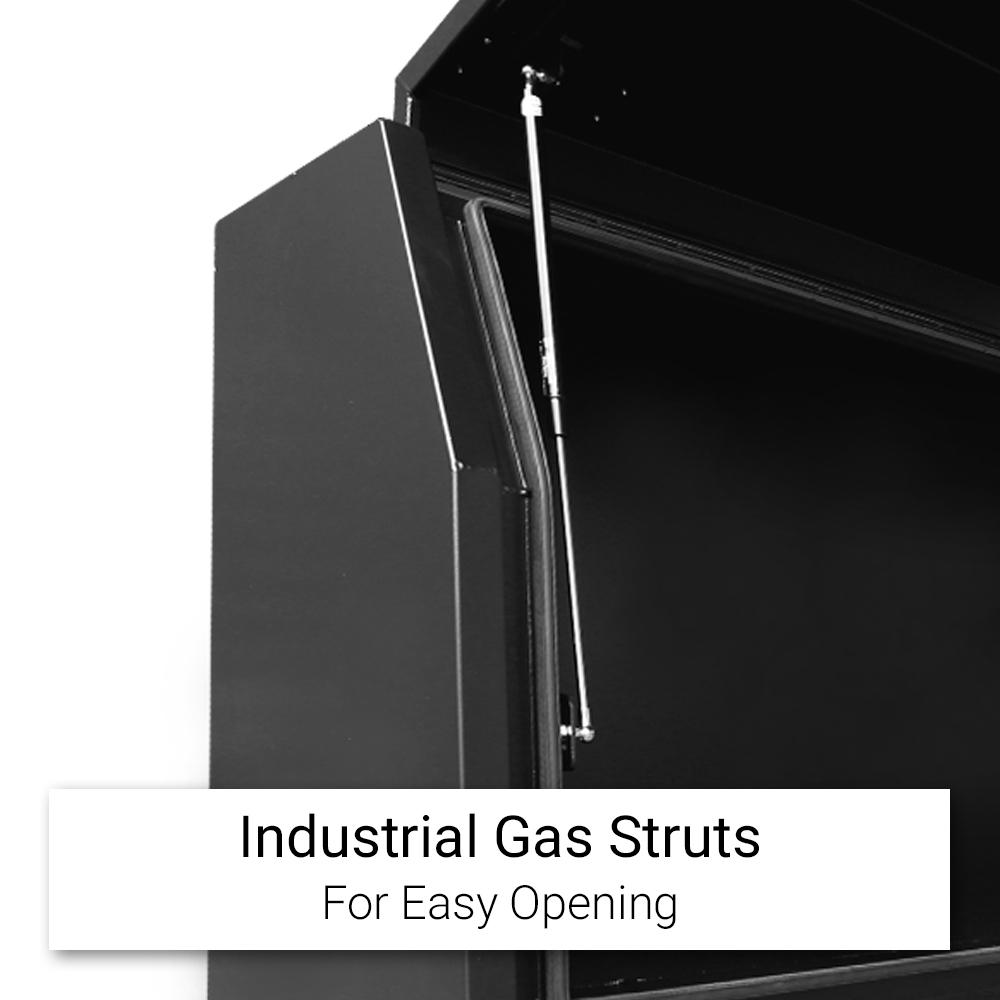 Sydney Tools STPIS1400 2.5mm 1480 x 820 x 530mm Full Lid Black Flat