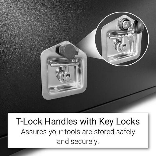 Sydney Tools STPIS1400 2.5mm 1480 x 820 x 530mm Full Lid Black Flat