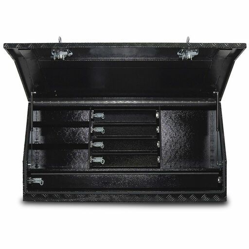Sydney Tools STTB1400 3mm 1400mm x 500mm x 700mm Black Aluminium Ute Box with 5 Drawers – image 5