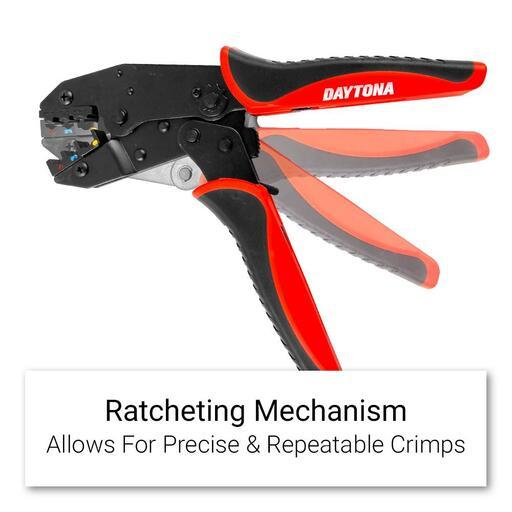 Daytona DRHCT 0.5-6.0mm² Ratcheting Crimping Tool – image 6