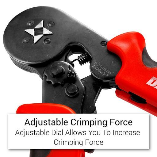 Daytona D1200FC Bootlace Ferrule Crimper With 1200pce Terminal Connector Set – image 5