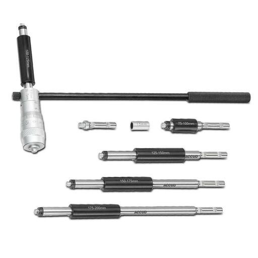 Accud AC-355-008-01 50-200mm Tubular Inside Micrometer – image 2