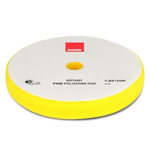 Rupes 9.BR150M/1 130mm/135mm Big Foot Yellow Fine Rotary Foam Polishing Pad – image 2