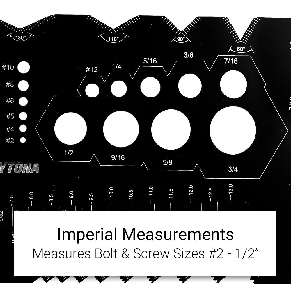 Daytona DMFG2P 2pce Metric & Imperial Multifunction Gauge – image 5