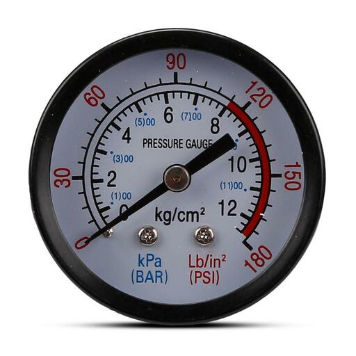 Chicago Air 106373 50mm Pressure Gauge Suits HUSH30, HUSH50, HUSH70 & HUSH100