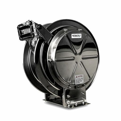 Retracta FMATP1220N-01-SS 1/2" Air/Water Bare Reel SS 20m Capacity – image 2