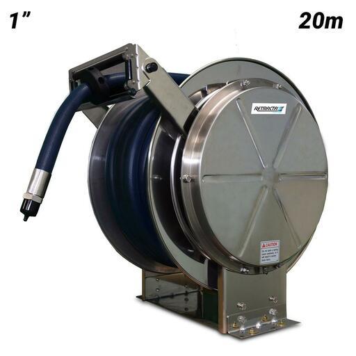 Retracta FMATP2520N-01-SS 1" Air/Water Bare Reel SS 20m Capacity