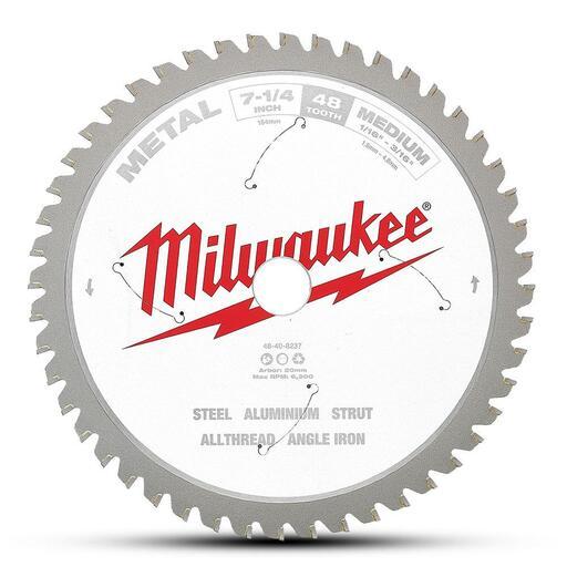 Milwaukee 48408237 184mm (7-1/4") 48T Medium Metal Circular Saw Blade – image 2