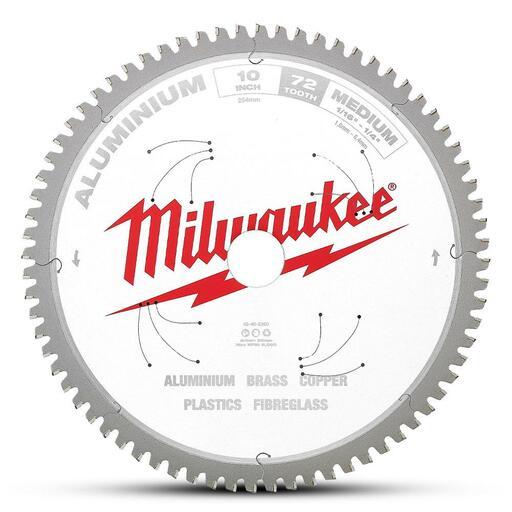 Milwaukee 48408360 254mm (10") 72T Aluminium Circular Saw Blade – image 2
