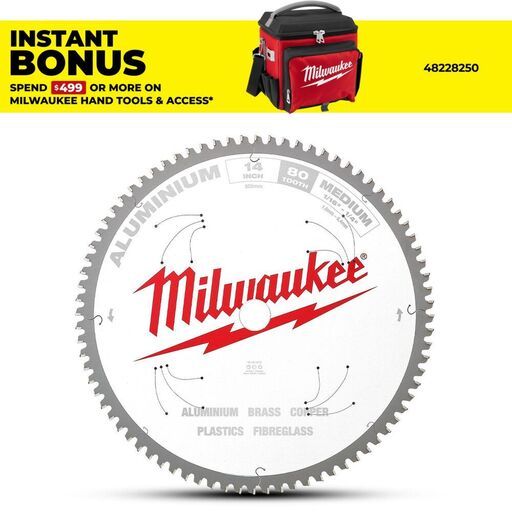 Milwaukee 48408370 355mm (14") 80T Aluminium Circular Saw Blade