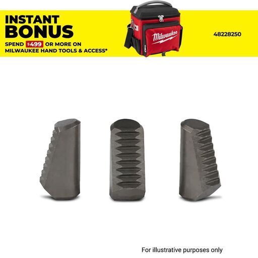 Milwaukee 204945001 Machined Jaw Kit Set of 3