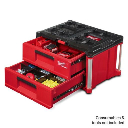 Milwaukee 48228442 PACKOUT 2 Drawer Tool Box – image 3