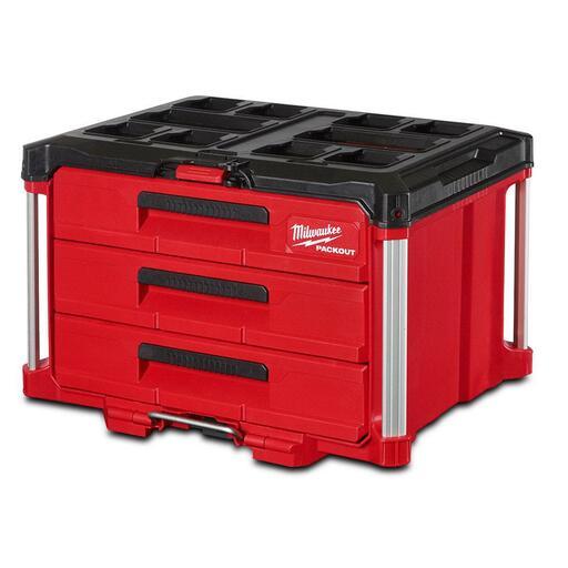 Milwaukee 48228443 PACKOUT 3 Drawer Tool Box