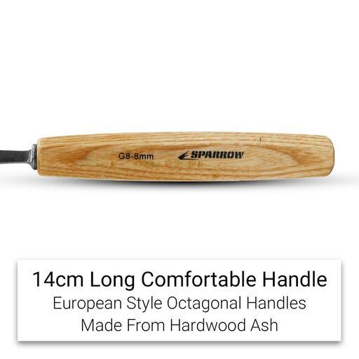 Sparrow S12WCS 12pce CRV Wood Carving Chisel Set – image 2