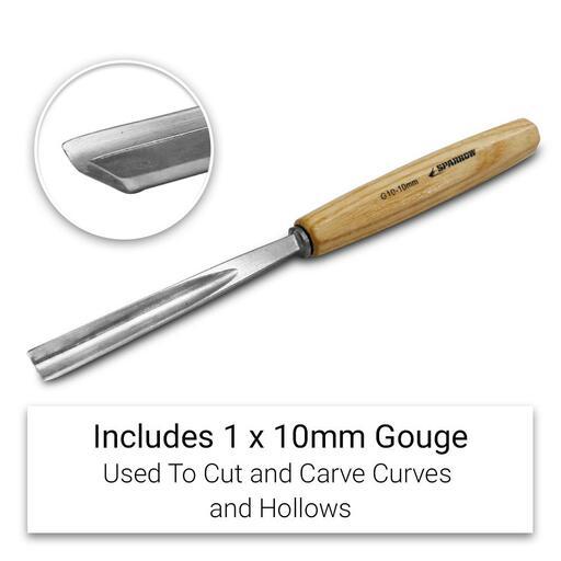 Sparrow S12WCS 12pce CRV Wood Carving Chisel Set – image 10