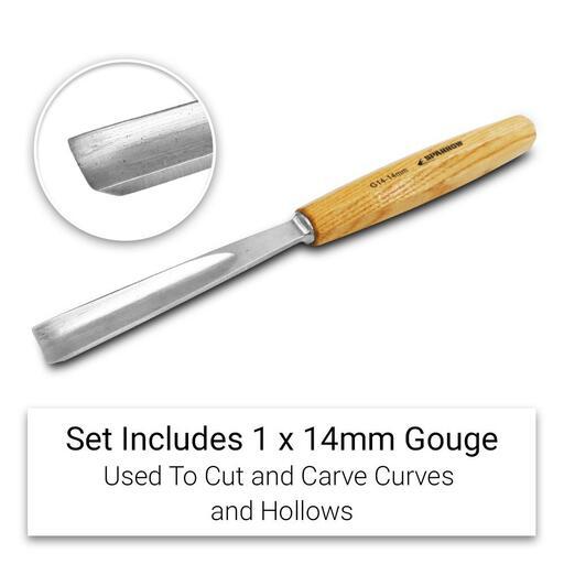 Sparrow S12WCS 12pce CRV Wood Carving Chisel Set – image 7