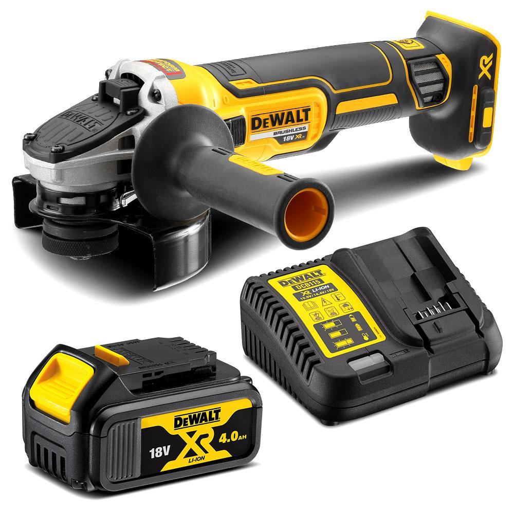 Dewalt DCD740N 18V Right Angle Drill with 2 x 4.0Ah Batteries & Charger in TSTAK