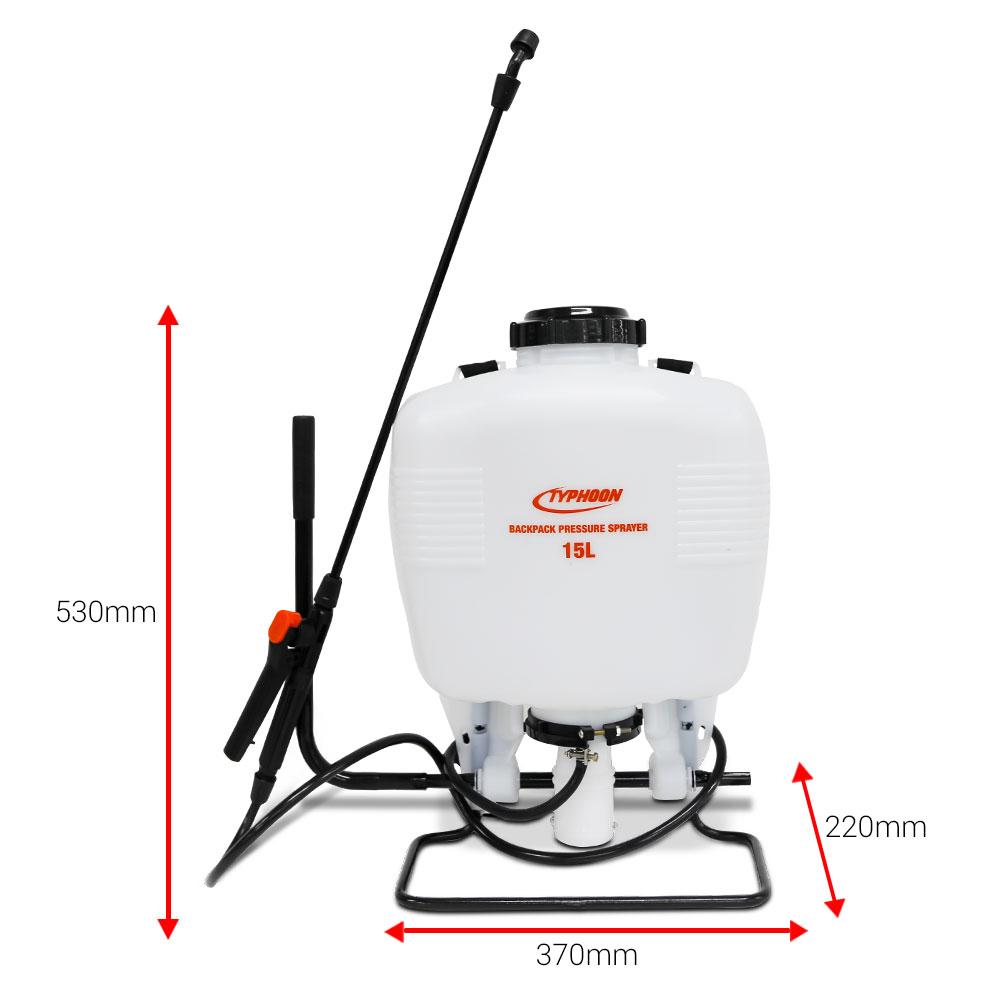 Typhoon T15BSP 15L Pressure Pump Backpack Sprayer – image 2