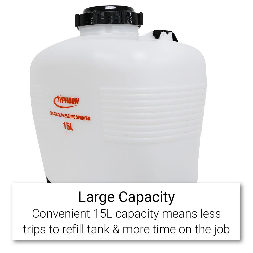 Typhoon T15BSP 15L Pressure Pump Backpack Sprayer – image 3