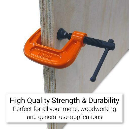 Techsmart TEGC25 25mm (1") General Purpose G-Clamp – image 4