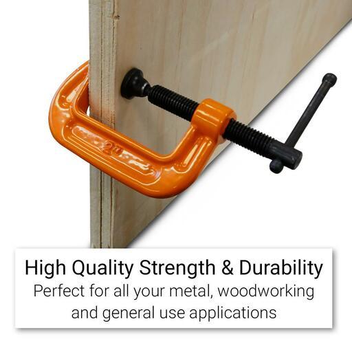 Techsmart TEGC50 50mm (2") General Purpose G-Clamp – image 4