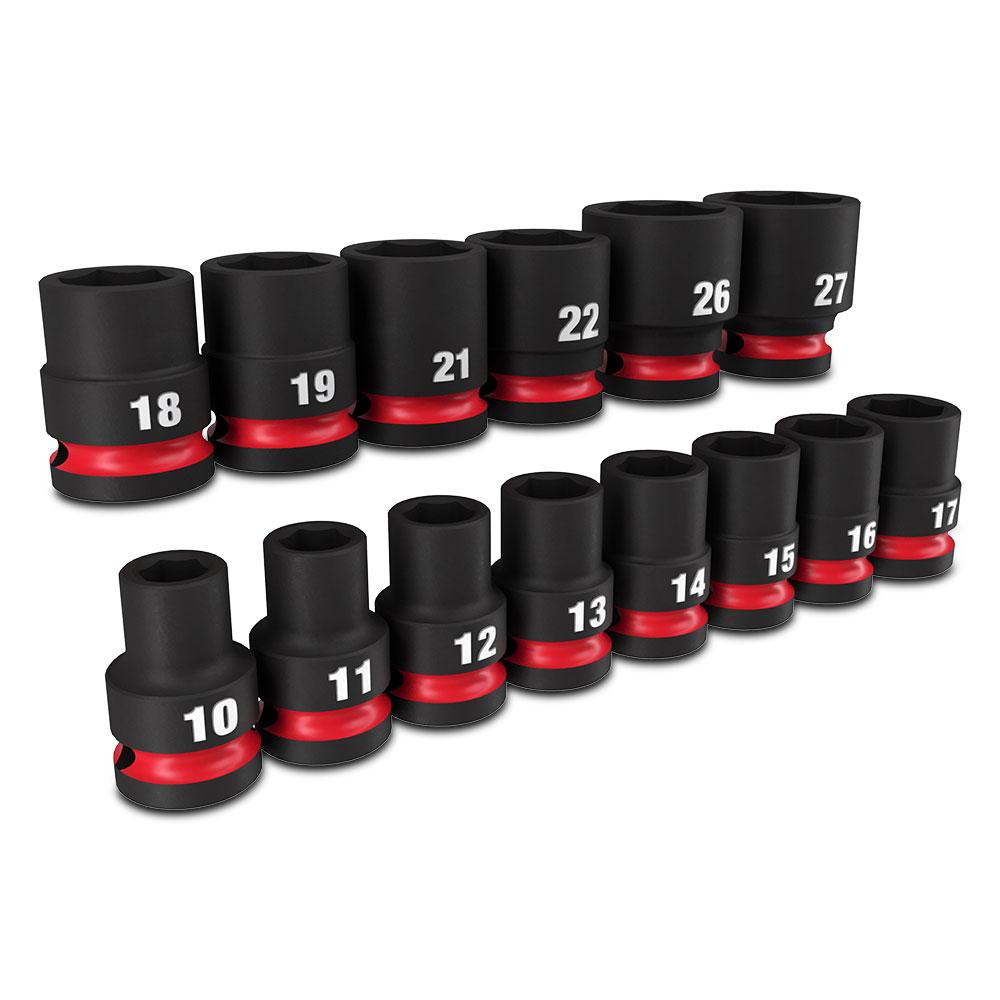 Milwaukee 49667013 Shockwave 1/2" Drive 14pce Metric Standard 6 Point Impact Socket Set – image 5