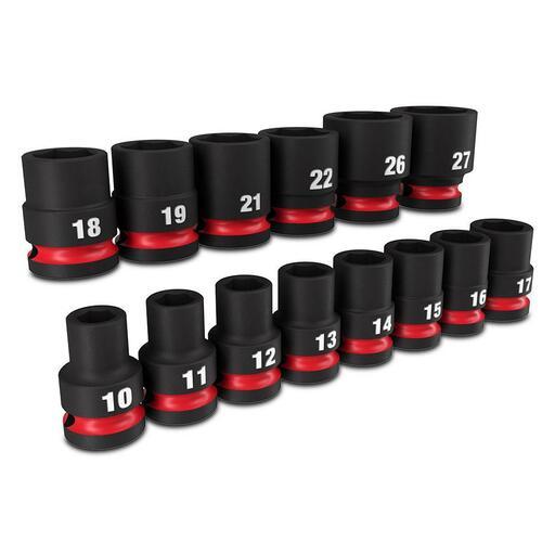 Milwaukee 49667013 Shockwave 1/2" Drive 14pce Metric Standard 6 Point Impact Socket Set – image 5