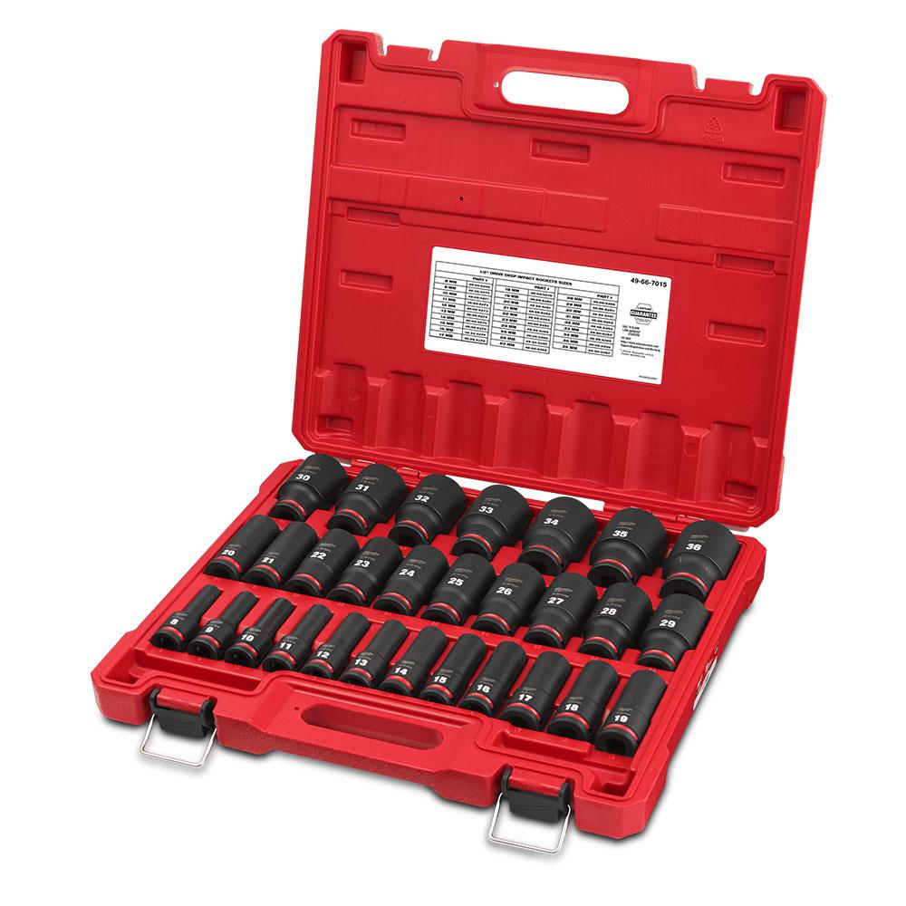 Milwaukee 12 best sale piece socket set