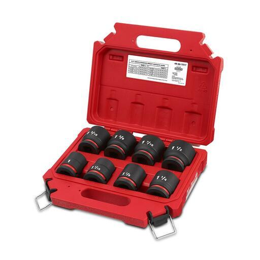 Milwaukee 49667017 Shockwave 3/4" Drive 8pce SAE Standard 6 Point Impact Socket Set – image 2