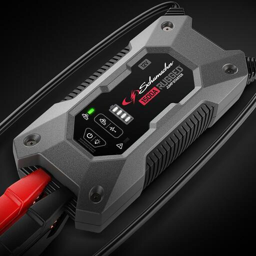 Schumacher SL1611 (940261611) 1500A 12V Lithium Ion Rugged Jump Starter/Power Pack – image 6