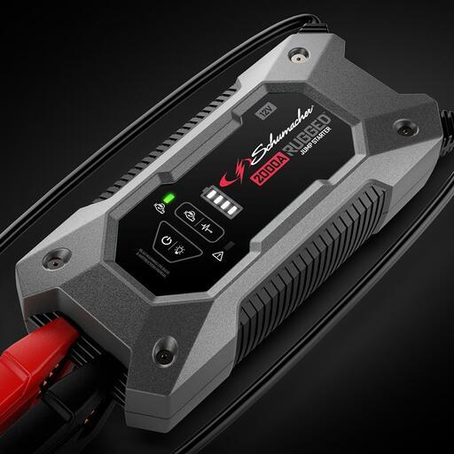 Schumacher SL1612 (940261612) 2000A 12V Lithium Ion Rugged Jump Starter/Power Pack – image 7