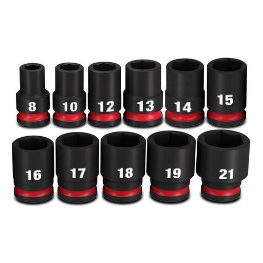 Milwaukee 49667050 Shockwave 3/8" Drive 11pce Metric Standard 6 Point Impact Socket Set – image 2