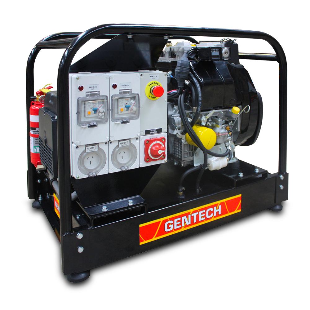 Gentech ED6800YSRE-MINE 6.8kVA Single Phase Diesel Mining Generator - Powered By Yanmar – image 1