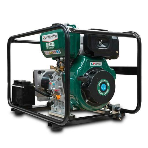 Gentech ED7000LSRE 7kVA Single Phase Electric Start Diesel Generator - Powered By Lister Petter