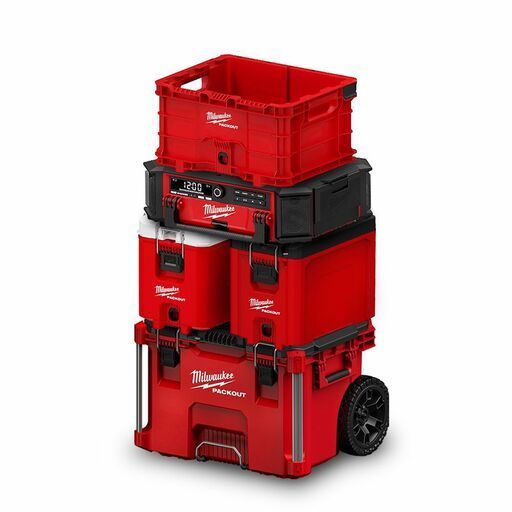 Milwaukee M18PORC-0 + 48228422 + 48228427 + 48228440 + 48228460 PACKOUT 5pce Storage System