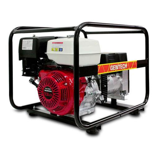 Gentech EP8000HSRE 8kVA Single Phase Electric Start Petrol Generator - Powered By Honda