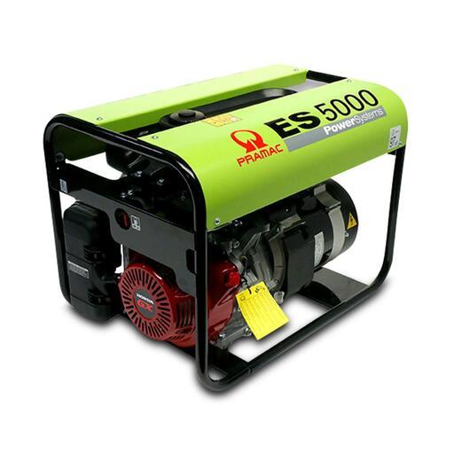 Pramac ES5000 (PE402SH1016) 5.1kVA Single Phase Recoil Start Petrol Generator - Powered By Honda