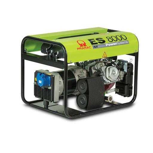 Pramac ES8000 (PE612SH100X) 7.2kVA Single Phase Recoil Start Petrol Generator - Powered By Honda