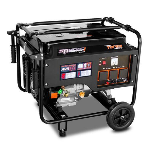 SP Tools SPG8100E 8.1kVA 15HP Electric Start AVR Petrol Generator - Powered By Torini