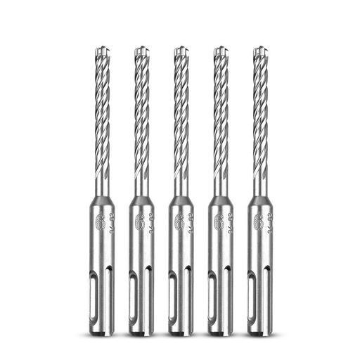 Milwaukee 4932478530 5-Pack 6mm x 115mm SDS Plus 4 Cutter – image 4