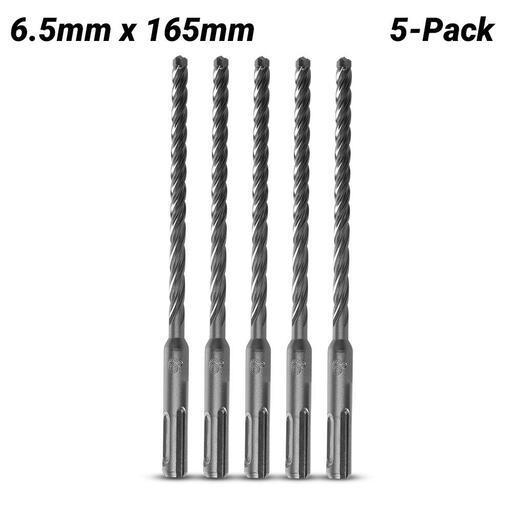Milwaukee 4932479673  5-Pack 6.5mm x 165mm SDS Plus 4 Cutter – image 2