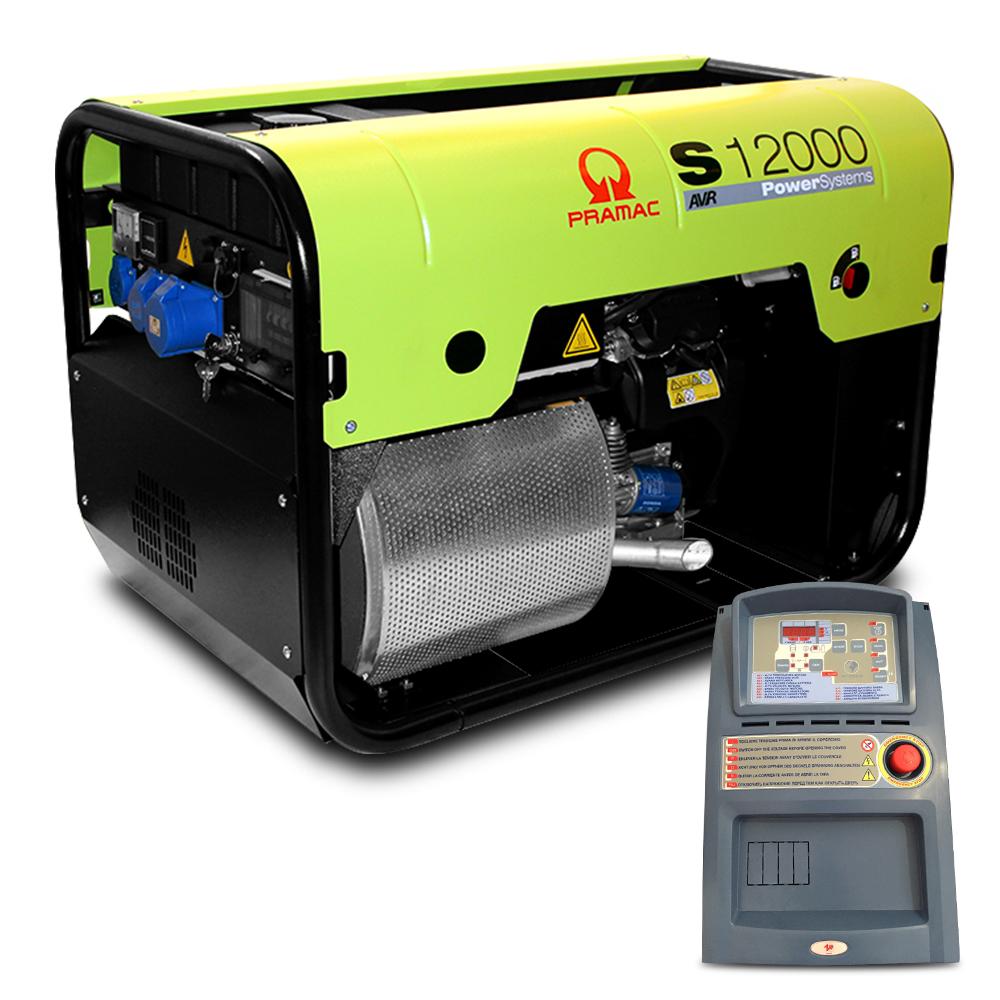 Pramac S12000+AMF (1PH) (PD103SH200R/PY000A0000S) 11.9kVA Single Phase  Electric Start Petrol Generator with AMF