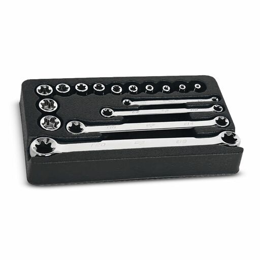 SP Tools SP20210 16pce 3/8" Drive E-Torx Socket & Spanner Set – image 3