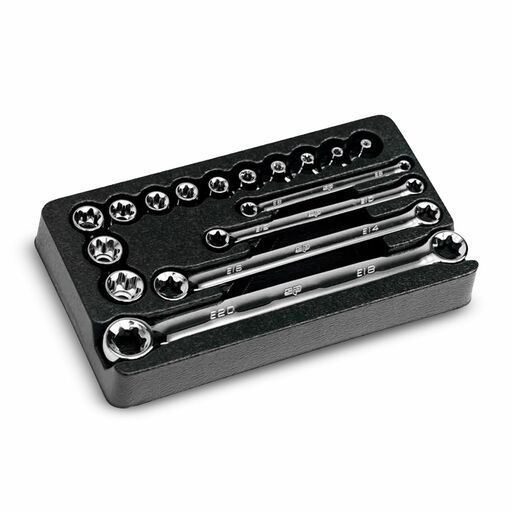 SP Tools SP20210 16pce 3/8" Drive E-Torx Socket & Spanner Set – image 4