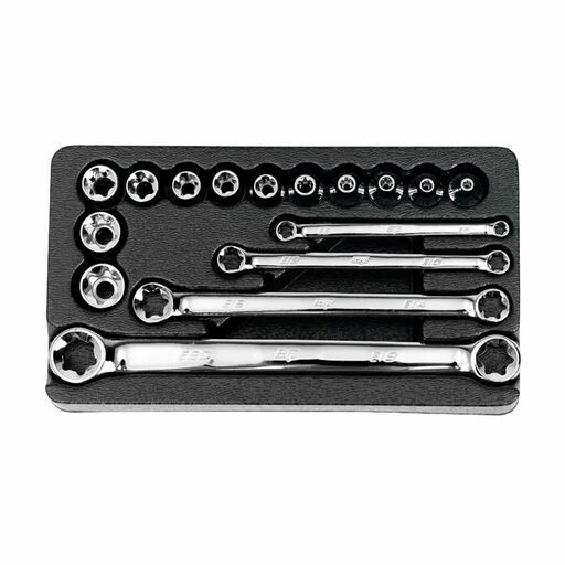SP Tools SP20210 16pce 3/8" Drive E-Torx Socket & Spanner Set – image 6